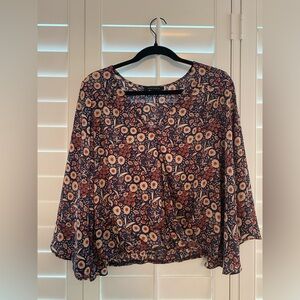 Sanctuary Multicolor Floral Blouse